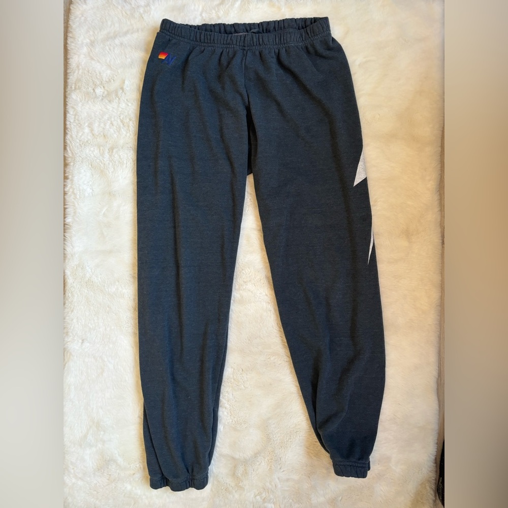 Aviator Nation lightening bolt sweatpants